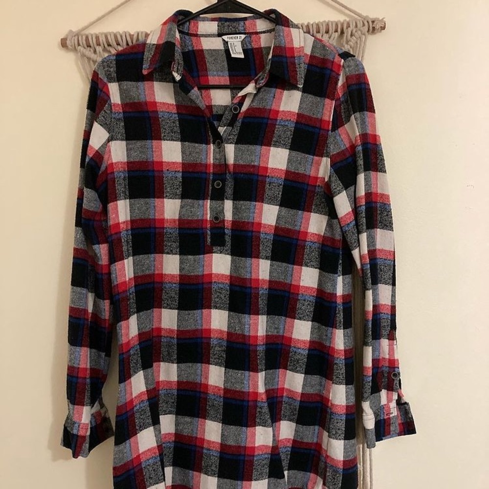 Plaid top